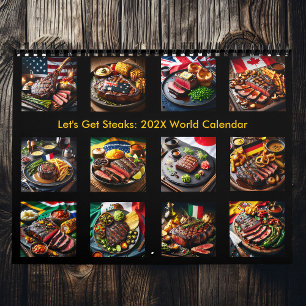 Steaks: 2025/2026 Weltkalender Kalender