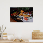 Steaks, Burger, Huhn Poster (Küche)
