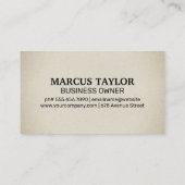 Steaks Cooking on Grill Visitenkarte (Rückseite)