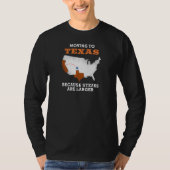 Steaks in Texas Design für stolze Texaner T-Shirt (Vorderseite)