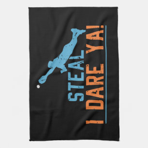 Steal I wage Ya - Baseball Softball Shirt Kitchen  Geschirrtuch