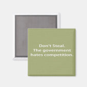 Steal Magnet nicht (Vorderseite/Rückseite)