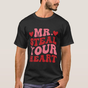 Steal Your Heart Retro Valentinstag T-Shirt