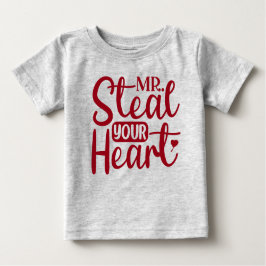 Steal Your Heart Valentinstag Baby Baby T-shirt