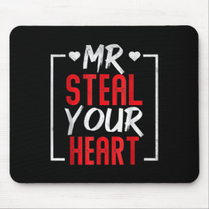 Steal Your Heart Valentinstag Mens Boys Mousepad
