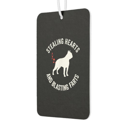 Stealing Heart and Blade Furzen Boston Terrier Autolufterfrischer (Links)