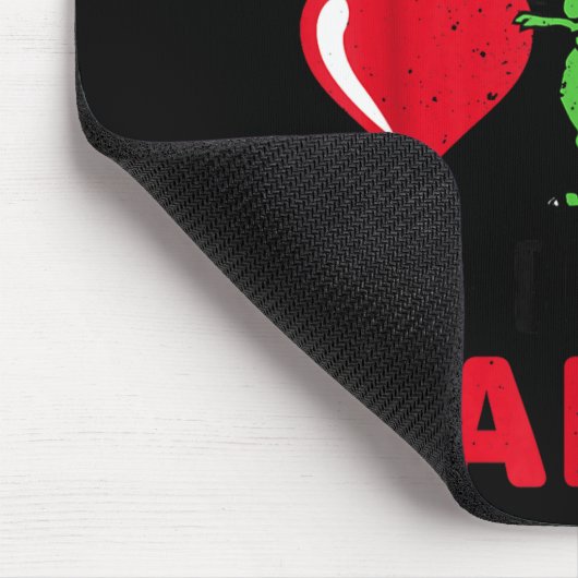 Stealing Hearts And Blasting Farts T Rex Cute Todd Mousepad (Ecke)