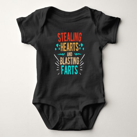 Stealing Hearts & Blade Furzen Funny Design Gesche Baby Strampler (Vorderseite)