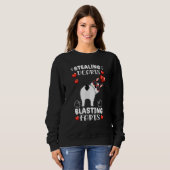 Stealing Hearts Blasting Farts French Bulldog Vale Sweatshirt (Vorne ganz)
