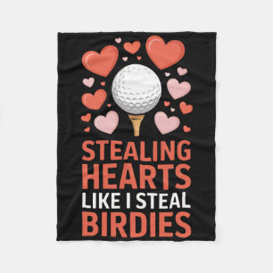 Stealing Hearts - Steal Birdies Niedliches Golf Va Fleecedecke
