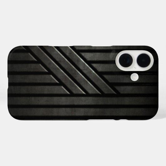 Stealth Black Case-Mate iPhone Hülle (Rückseite (Horizontal))