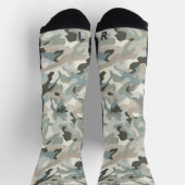 Stealth Blue Camouflage Wave Socken (Oben)