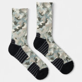 Stealth Blue Camouflage Wave Socken (Rechts)