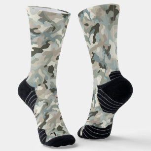Stealth Blue Camouflage Wave Socken