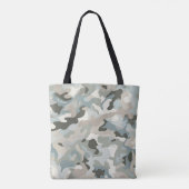 Stealth Blue Camouflage Wave Tasche (Rückseite)
