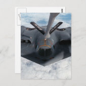 Stealth Bomber Postkarte (Vorne/Hinten)