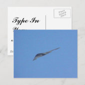 Stealth Bomber Postkarte (Vorne/Hinten)