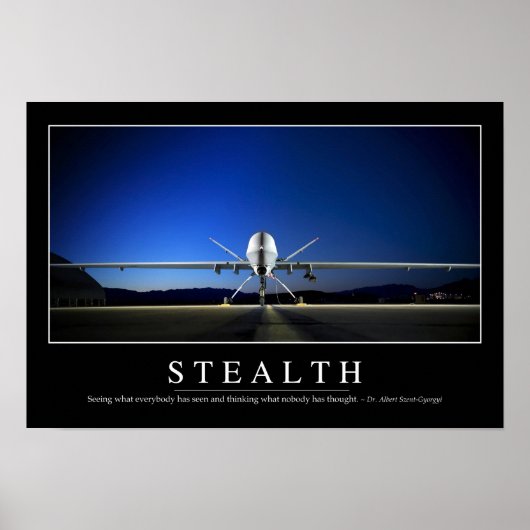 Stealth: Inspiration Poster (Vorne)