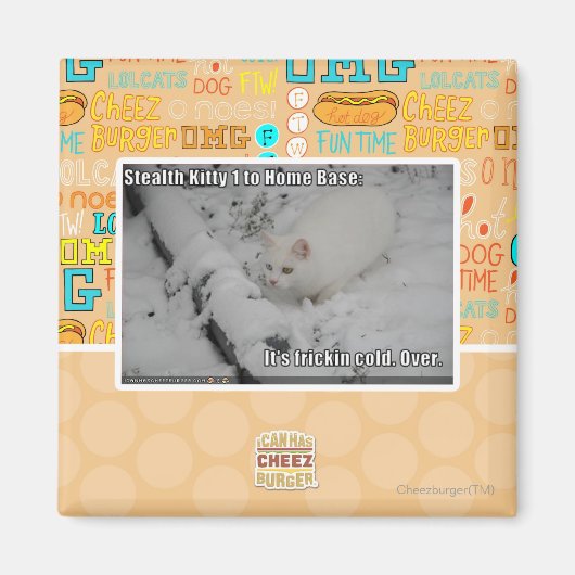 Stealth Kitty 1 Magnet (Vorne)