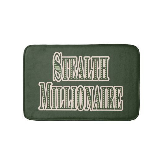 Stealth Millionaire Badematte (Vorderseite)
