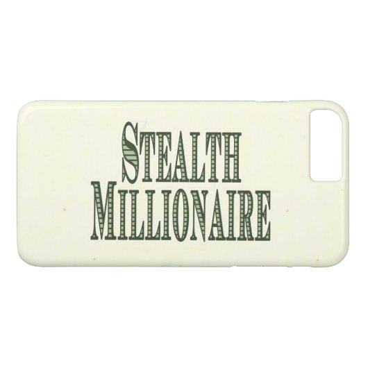 Stealth Millionaire Case-Mate iPhone Hülle (Rückseite (Horizontal))