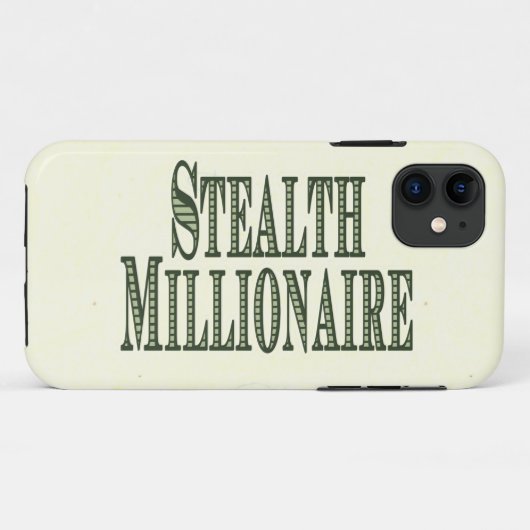 Stealth Millionaire Case-Mate iPhone Hülle (Rückseite (Horizontal))