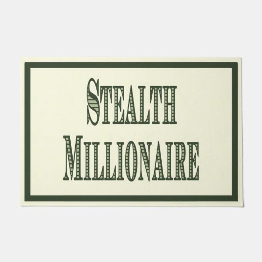 Stealth Millionaire Fußmatte (Vorderseite)