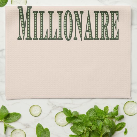 Stealth Millionaire Geschirrtuch (Gefaltet)