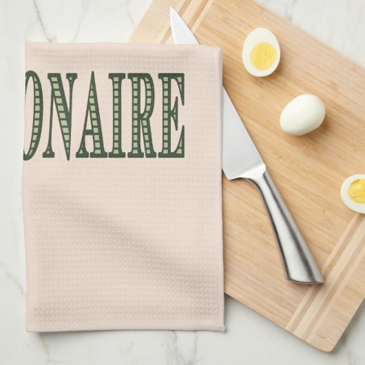 Stealth Millionaire Geschirrtuch (Viertel Falte)