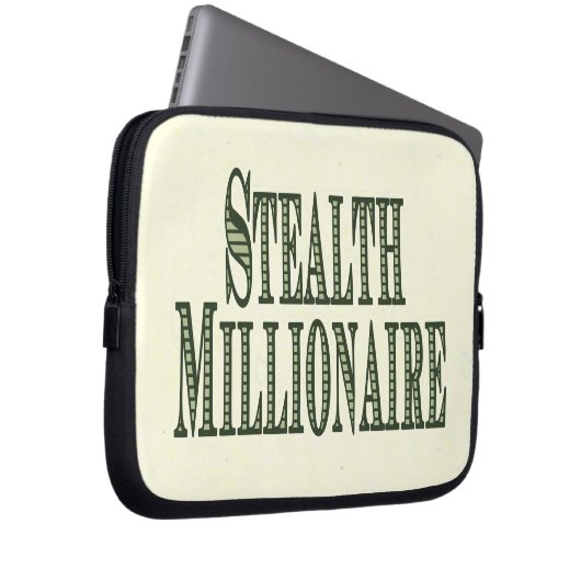 Stealth Millionaire Laptopschutzhülle (Vorne Rechts)