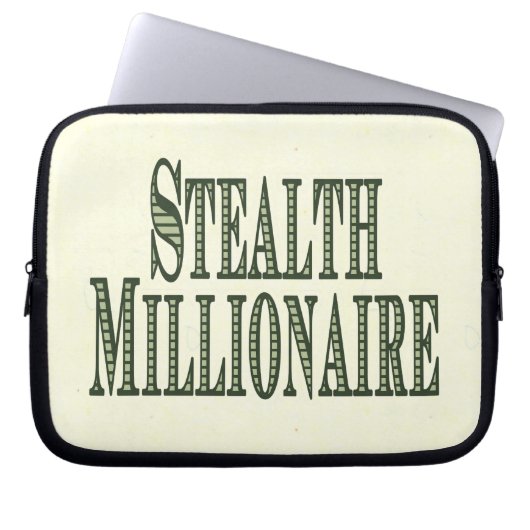 Stealth Millionaire Laptopschutzhülle (Vorderseite)