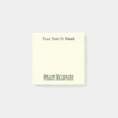 Stealth Millionaire Post-it Klebezettel (Vorderseite)