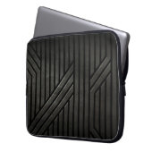 Stealth Schwarz Laptopschutzhülle (Vorderseite Links)