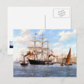 Steam and sail at Greenwhich Postkarte (Vorne/Hinten)