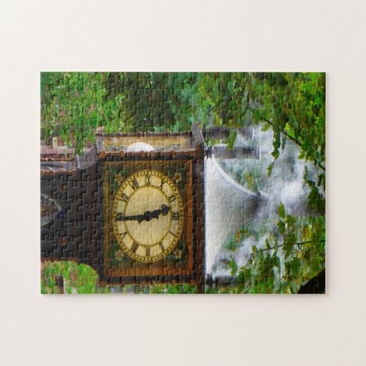 Steam Clock Vancouver. Puzzle (Horizontal)