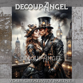 Steam & Desire Decoupage Seidenpapier