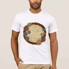 Steam Elegance Steampunk Mixed Media T-Shirt
