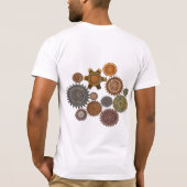 Steam Elegance Steampunk Mixed Media T-Shirt (Rückseite)