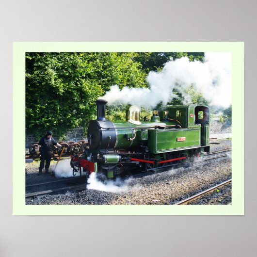 Steam engine in the Isle of Man Poster (Vorne)