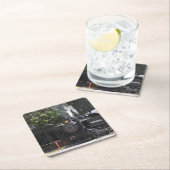 Steam Engine Train Drink Coasters Rechteckiger Pappuntersetzer (Vor Ort)