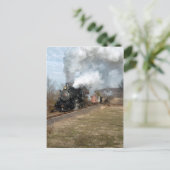 Steam Freight Lahaska Vertical Postcard Postkarte (Stehend Vorderseite)