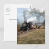 Steam Freight Lahaska Vertical Postcard Postkarte (Vorne/Hinten)