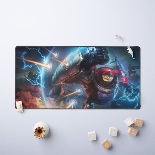 Steam Golem Gaming Desk Mat | Anpassbare Pad Schreibtischunterlage (Kindertisch)