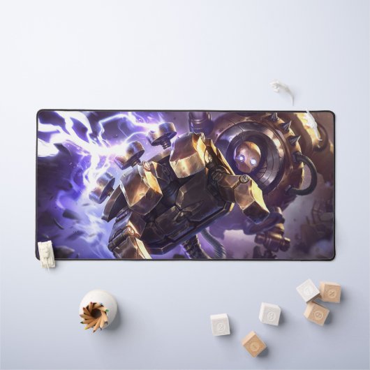 Steam Golem Gaming Desk Mat | Anpassbare Pad Schreibtischunterlage (Kindertisch)