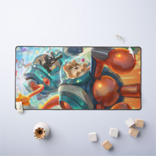 Steam Golem Gaming Desk Mat Anpassbare Pad Schreibtischunterlage