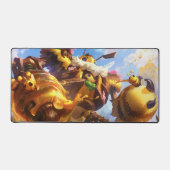 Steam Golem Gaming Desk Mat | Anpassbare Pad Schreibtischunterlage (Vorderseite)