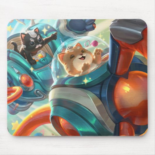 Steam Golem Gaming Mousepad | Anpassbare Pads (Vorne)