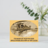 Steam Guzzlers Postkarte (Stehend Vorderseite)