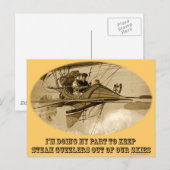 Steam Guzzlers Postkarte (Vorne/Hinten)