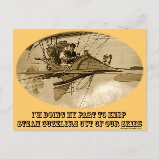 Steam Guzzlers Postkarte (Vorderseite)